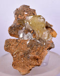 10cms GEMMY BARITE CRYSTALS PERU SHINY TRANSLUCENT MINERAL SPCIMEN EB73