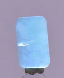 1ct GEM BLUE OPAL SCENIC CABOCHON PERU SEASCAPE PENDANT JEWELRY BB301