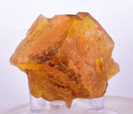 4.5cms GEM YELLOW FLUORITE SHINY CRYSTAL AHOULI MOROCCO MINERAL SPECIMEN KB45