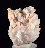 4cms RHODOCHROSITE ROSETTE QUARTZ PERU PINK CRYSTALS NEEDLES MINERAL RB127