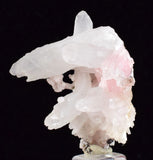 3.9cms RHODOCHROSITE QUARTZ PERU PINK CRYSTALS MINERAL RB257