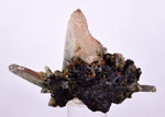 9.3cms QUARTZ EPIDOTE TOURMALINE CRYSTAL MINERAL SPECIMEN QB102
