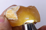 140 grams GEM GOLDEN OPAL PERU TRANSLUCENT SCENIC MINERAL SPECIMEN OB112