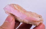 590 grams GEM PINK OPAL PERU ROUGH ANGEL SKIN TRANSLUCENT CORAL COLOR PB82