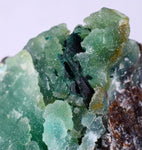 5.1cms DRUZY CHRYSOCOLLA QUARTZ LILY MINE PERU COPPER 2000 DISCOVERY DB09