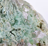 5.7cms GEM SELENITE CHRYSOCOLLA CRYSTAL LILY MINE 2000 DISCOVERY PERU TB52