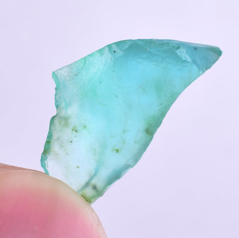 6cts GEM BLUE OPAL HIGH QUALITY PERU ROUGH SCENIC MINERAL SPECIMEN OB147