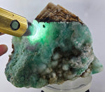 15cms MOUNTAIN OF GEM SILICA DRUZY CHRYSOCOLLA BOTRYOIDAL LILY MINE PERU DB94