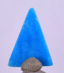 1cts GEM SILICA CHRYSOCOLLA CABOCHON LILY MINE PERU ROYAL BLUE COLOR  BB252