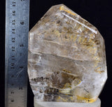 11cms QUARTZ DENDRITIC MANGANESE SHINY POLISHED CRYSTAL MINERAL SPECIMEN QB91