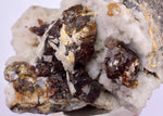 6.1 cms SPHALERITE BARITE QUARTZ GEM PERU CRYSTALS DISPLAY OR TO CUT IT MB102