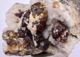 6.1 cms SPHALERITE BARITE QUARTZ GEM PERU CRYSTALS DISPLAY OR TO CUT IT MB102