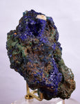 9.4cms AZURITE MALACHITE CRYSTALS MINERAL SPECIMEN COLLECTOR UB30