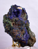 9.4cms AZURITE MALACHITE CRYSTALS MINERAL SPECIMEN COLLECTOR UB30