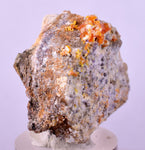 3.5cms GEM RARE WULFENITE FLUORITE MINI CRYSTALS ALAMO ARIZONA USA YB51