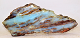 1.6Kg 31cm BLUE OPAL PERU SLAB SCENIC SEASCAPE SCULPTURE ROUGH LANDSCAPE OB152