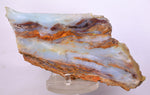 680grms 23cm BLUE OPAL PERU SLAB SCENIC SEASCAPE SCULPTURE ROUGH LANDSCAPE OB153