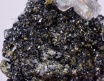 5.9cms MANGANOAN CALCITE QUARTZ PYRITE CHALCOPYRITE SCHEELITE ? PERU GB67