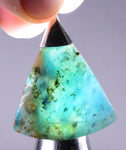 4cms BLUE OPAL SCENIC CABOCHON SILVER 950 PERU SEASCAPE PENDANT JEWELRY BB153