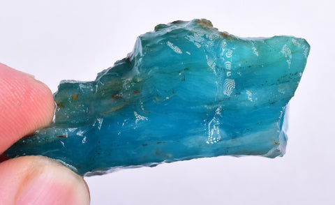 20grams GEM BLUE OPAL PERU ROUGH SCENIC SEASCAPE MINERAL SPECIMEN OB142