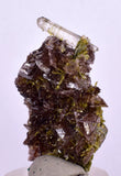 3.6cms PREMIUM EPIDOTE AXINITE QUARTZ CRYSTALS PERU AESTHETIC COLLECTOR CB137