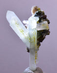 5.1cms PREMIUM EPIDOTE QUARTZ AXINITE CRYSTALS PERU AESTHETIC COLLECTOR CB135