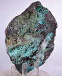 10.4cms DRUZY CHRYSOCOLLA QUARTZ MALACHITE BOTRYOIDAL PERU MINERAL SPECIMEN DB85