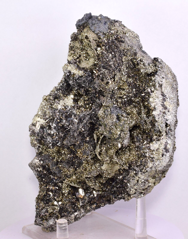 16cms MARCASITE BLADED PYRITE QUARTZ  ARSENOPYRYTE  BORNITE PERU CRYSTALS MB116