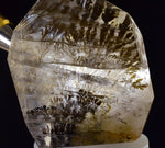 11cms QUARTZ DENDRITIC MANGANESE SHINY POLISHED CRYSTAL MINERAL SPECIMEN QB91