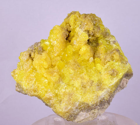 7.7cms SULPHUR NATURAL CRYSTALS BOLIVIA SULFUR POTOSI MINERAL SPECIMEN YB49
