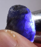 27.5cts GEM TANZANITE ROUGH ZOISITE GEMSTONE TANZANIA MINERAL TB50