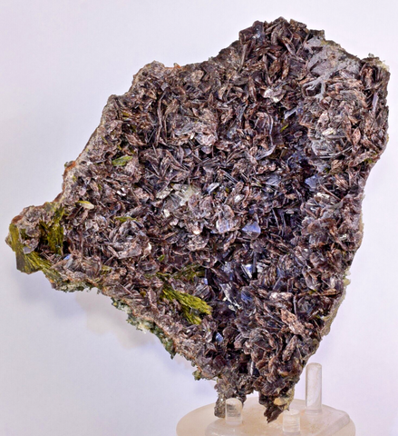 18cms PREMIUM AXINITE EPIDOTE GARNET QUARTZ CRYSTALS PERU AESTHETIC AB221