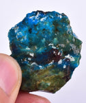 10 Grams GEM BLUE OPAL PERU ROUGH SCENIC SEASCAPE MINERAL SPECIMEN OB139