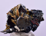 2.5cms GOLDEN RUTILE HEMATITE SPRAY NEEDLES CRYSTALS TITANIUM BAHIA BRAZIL  XB08
