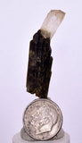 4.1cms PREMIUM EPIDOTE QUARTZ MINIATURE CRYSTALS PERU AESTHETIC COLLECTOR CB130