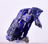 2.3cm GEM AZURITE CRYSTALS TSUMEB NAMIBIA ON MATRIX ROYAL BLUE SHARP SHINY UB239