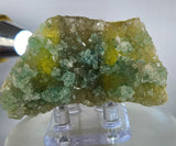 7.3cms ATACAMITE CALCITE DRUZY CHRYSOCOLLA MALACHITE LILY MINE PERU AB178