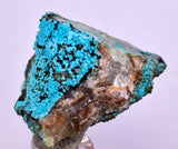 3.2cms QUARTZ CHRYSOCOLLA TENTADORA MINE PERU GRAPE BOTRYOIDAL CRYSTAL CB154