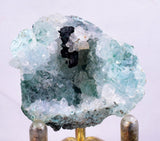 3.9cms ATACAMITE DRUZY CHRYSOCOLLA  STALACTITE LILY MINE PERU MINERAL AB42