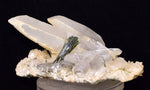12.3cms QUARTZ EPIDOTE CRYSTAL MINERAL SPECIMEN QB109