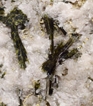 18 cms CALCITE EPIDOTE QUARTZ CRYSTALS INCLUTIONS PERU MINERAL SPECIMEN GB36
