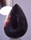 65cts GEM AXINITE PURPLE CABOCHON  PERU SUPER SHINY RARE MINERAL SPECIMEN BB248