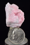 3cms RHODOCHROSITE ROSETTE PYRITE QUARTZ PERU PINK CRYSTALS MINERAL RB483