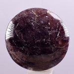 LOT 6 GEM AXINITE PURPLE CABOCHONS  PERU SUPER SHINY RARE MINERAL SPECIMEN BB321