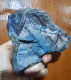 14cm NATURAL SCULPTURE IT LOOKS LIKE PICASSO ? AZURITE MALACHITE PERU QB118F
