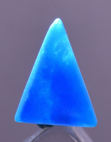 1cts GEM SILICA CHRYSOCOLLA CABOCHON LILY MINE PERU ROYAL BLUE COLOR  BB252