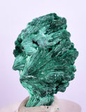 3cms MALACHITE CRYSTALS CONGO MINDINGI MINE SUPER SHINY MINERAL SPECIMEN UB92