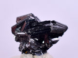 1.3cm PEARCEITE POLYBASITE PYRITE  CRYSTAL SILVER  MINERAL SPECIMEN PERU HB226