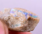 23 cts FIRE OPAL AUSTRALIA PRECIOUS BLUE FIRE OPAL COBBER MATRIX JEWELRY OB66