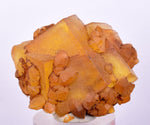 3.7cms GEM YELLOW FLUORITE SHINY CRYSTAL AHOULI MOROCCO MINERAL SPECIMEN KB48